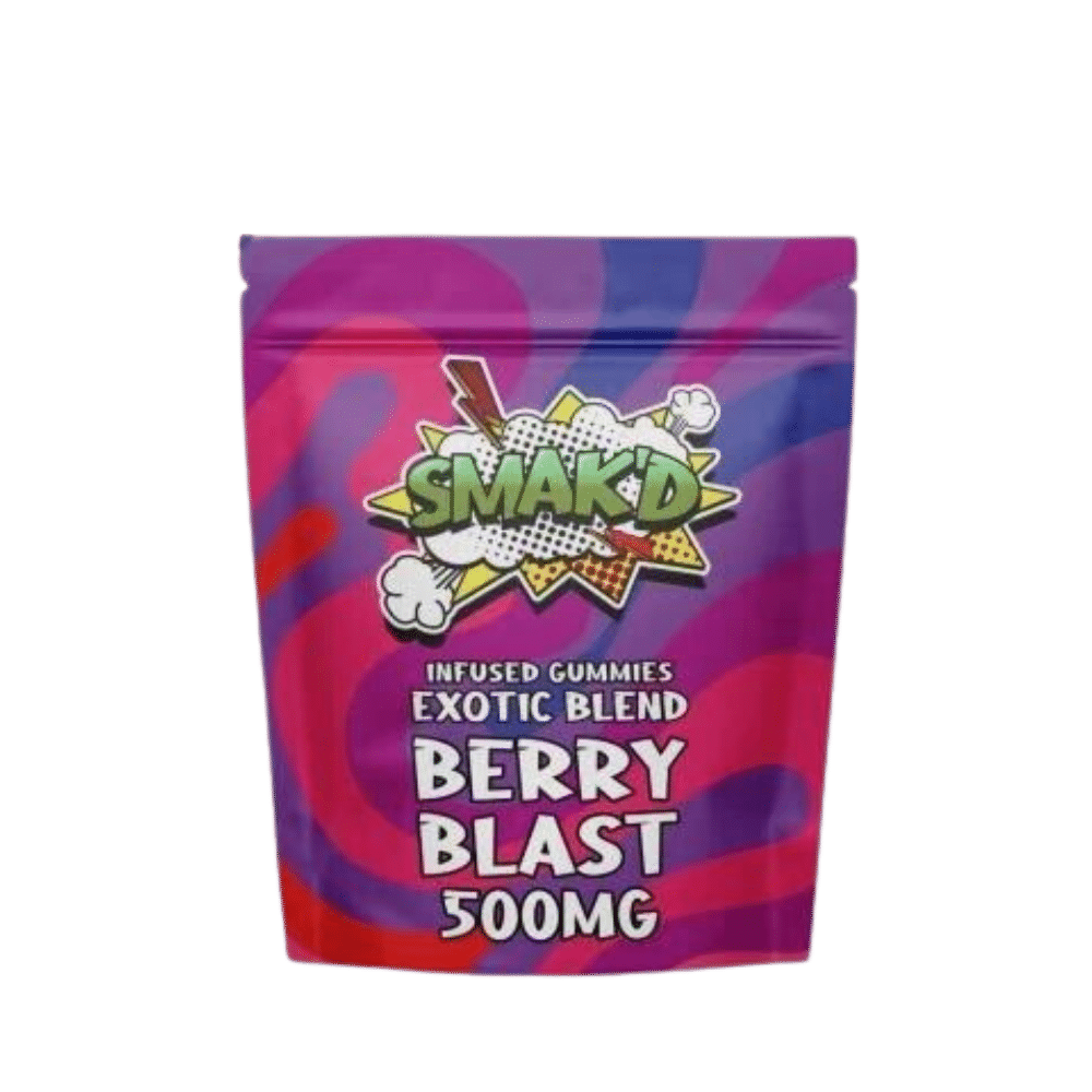 Smak'd Exotic Blend Gummies | 500mg Berry Blast | SeedsPlug
